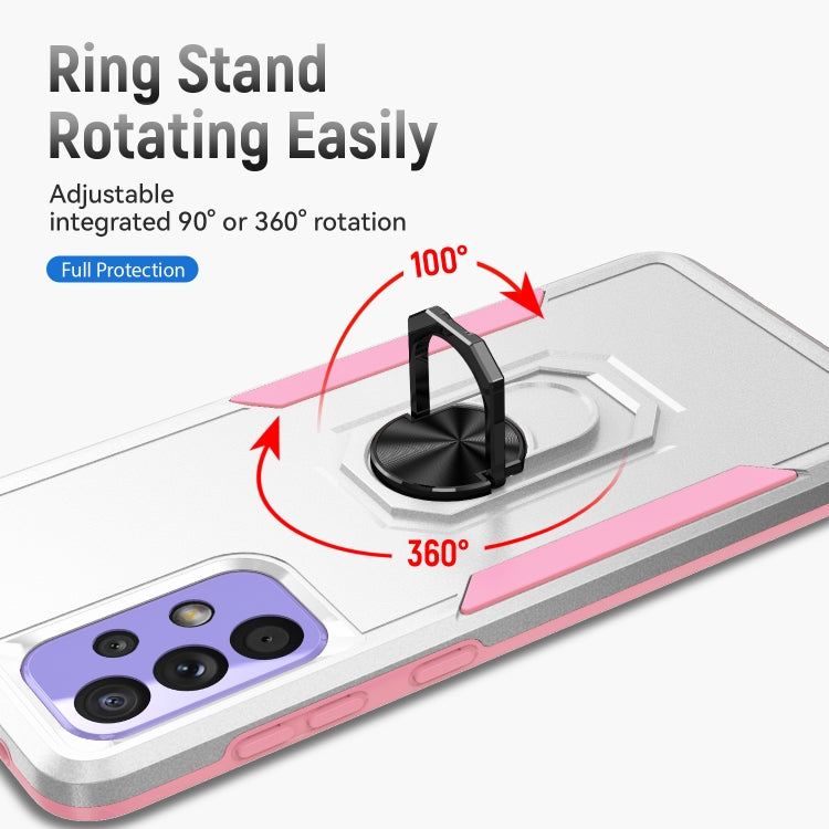 Pioneer Armor Heavy Duty PC + TPU Phone Case with Holder, For Samsung Galaxy A33 5G, For Samsung Galaxy A53 5G, For Samsung Galaxy A73