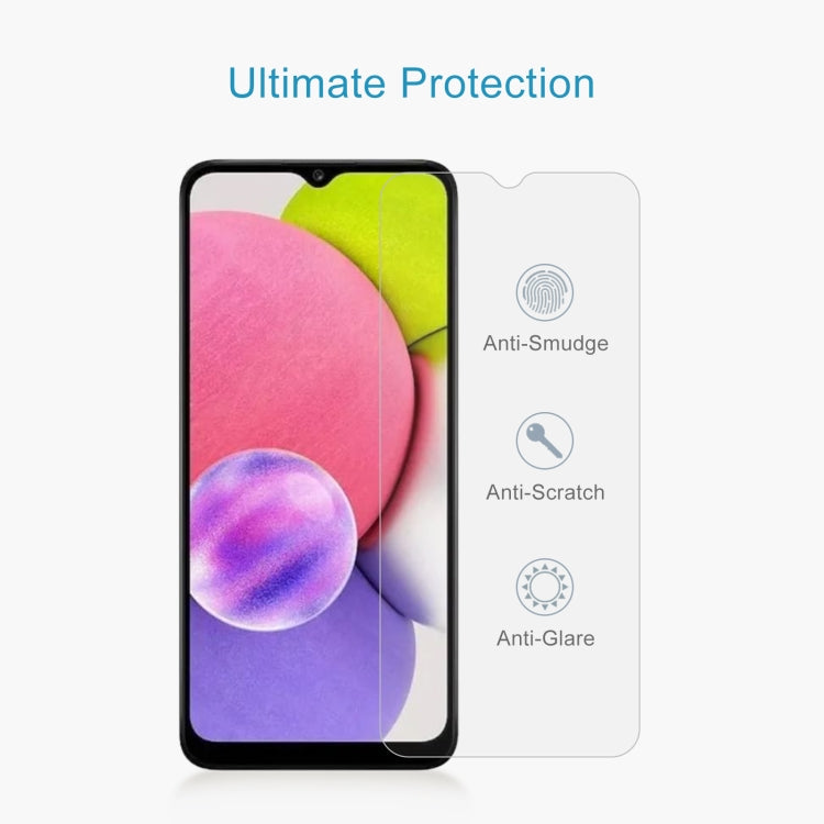 50 PCS 0.26mm 9H 2.5D Tempered Glass Film, For Samsung Galaxy A04s / A04 / A04e / M04 / F04 (50 PCS)