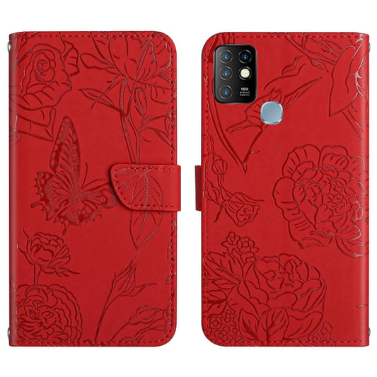 HT03 Skin Feel Butterfly Embossed Flip Leather Phone Case, For Infinix Hot 10, For Infinix Hot 10i/Smart 5 Pro, For Infinix Hot 10s/10T, For Infinix Hot 11, For Infinix Hot 11s, For Infinix Hot 12, For Infinix Hot 12 Play, For Infinix Hot 12i          ...
