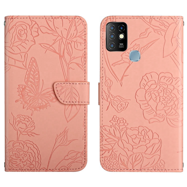 HT03 Skin Feel Butterfly Embossed Flip Leather Phone Case, For Infinix Hot 10, For Infinix Hot 10i/Smart 5 Pro, For Infinix Hot 10s/10T, For Infinix Hot 11, For Infinix Hot 11s, For Infinix Hot 12, For Infinix Hot 12 Play, For Infinix Hot 12i          ...