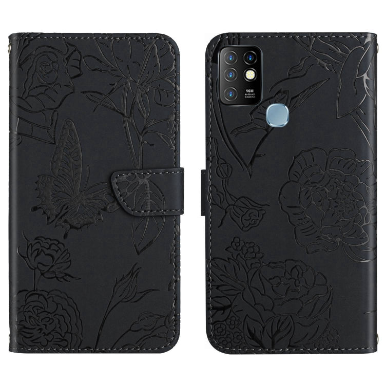 HT03 Skin Feel Butterfly Embossed Flip Leather Phone Case, For Infinix Hot 10, For Infinix Hot 10i/Smart 5 Pro, For Infinix Hot 10s/10T, For Infinix Hot 11, For Infinix Hot 11s, For Infinix Hot 12, For Infinix Hot 12 Play, For Infinix Hot 12i          ...