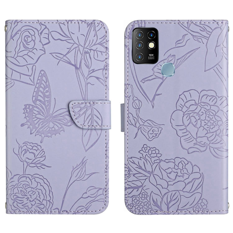 HT03 Skin Feel Butterfly Embossed Flip Leather Phone Case, For Infinix Hot 10, For Infinix Hot 10i/Smart 5 Pro, For Infinix Hot 10s/10T, For Infinix Hot 11, For Infinix Hot 11s, For Infinix Hot 12, For Infinix Hot 12 Play, For Infinix Hot 12i          ...