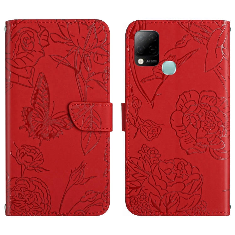HT03 Skin Feel Butterfly Embossed Flip Leather Phone Case, For Infinix Hot 10, For Infinix Hot 10i/Smart 5 Pro, For Infinix Hot 10s/10T, For Infinix Hot 11, For Infinix Hot 11s, For Infinix Hot 12, For Infinix Hot 12 Play, For Infinix Hot 12i          ...