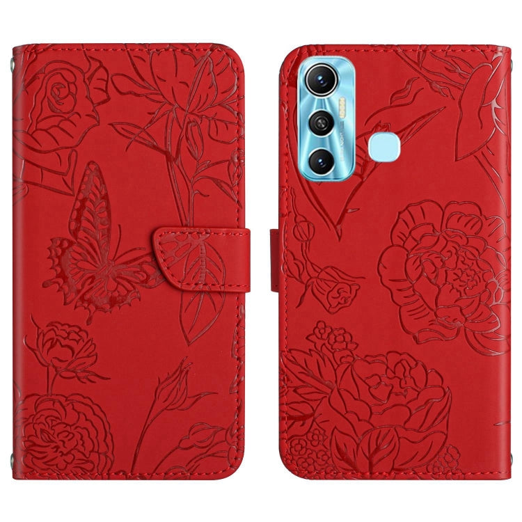 HT03 Skin Feel Butterfly Embossed Flip Leather Phone Case, For Infinix Hot 10, For Infinix Hot 10i/Smart 5 Pro, For Infinix Hot 10s/10T, For Infinix Hot 11, For Infinix Hot 11s, For Infinix Hot 12, For Infinix Hot 12 Play, For Infinix Hot 12i          ...
