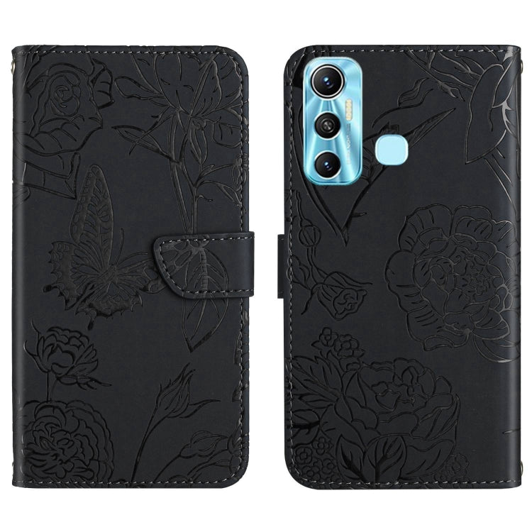 HT03 Skin Feel Butterfly Embossed Flip Leather Phone Case, For Infinix Hot 10, For Infinix Hot 10i/Smart 5 Pro, For Infinix Hot 10s/10T, For Infinix Hot 11, For Infinix Hot 11s, For Infinix Hot 12, For Infinix Hot 12 Play, For Infinix Hot 12i          ...