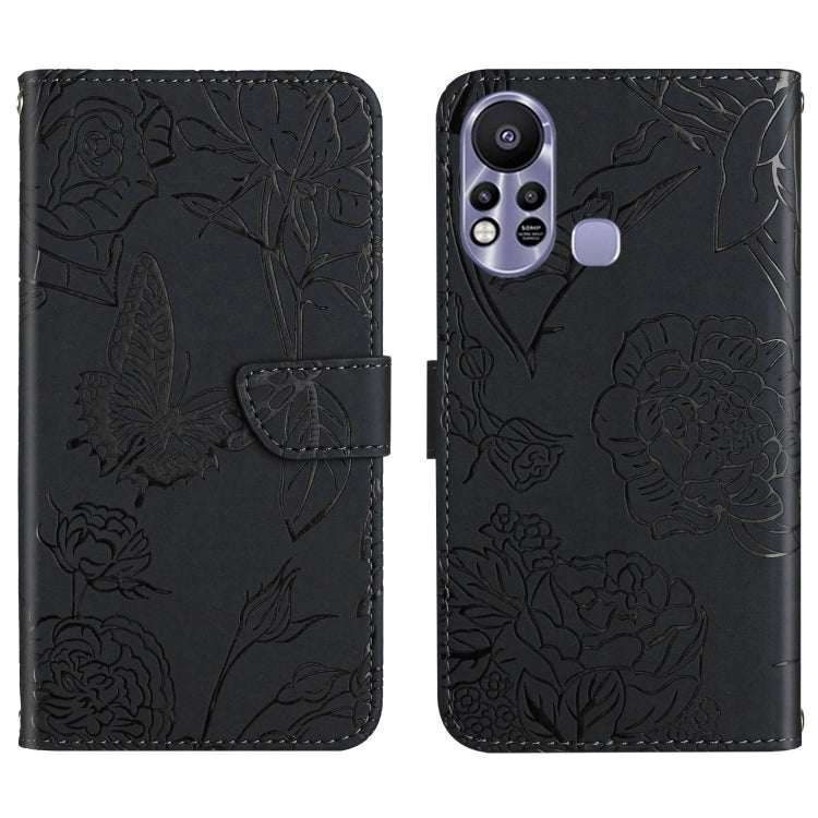 HT03 Skin Feel Butterfly Embossed Flip Leather Phone Case, For Infinix Hot 10, For Infinix Hot 10i/Smart 5 Pro, For Infinix Hot 10s/10T, For Infinix Hot 11, For Infinix Hot 11s, For Infinix Hot 12, For Infinix Hot 12 Play, For Infinix Hot 12i          ...
