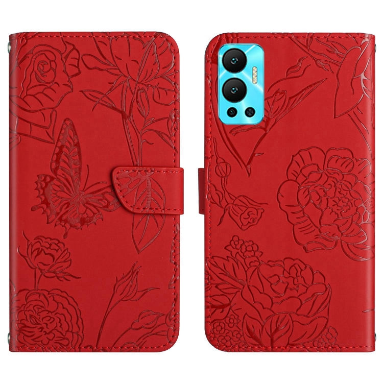 HT03 Skin Feel Butterfly Embossed Flip Leather Phone Case, For Infinix Hot 10, For Infinix Hot 10i/Smart 5 Pro, For Infinix Hot 10s/10T, For Infinix Hot 11, For Infinix Hot 11s, For Infinix Hot 12, For Infinix Hot 12 Play, For Infinix Hot 12i          ...