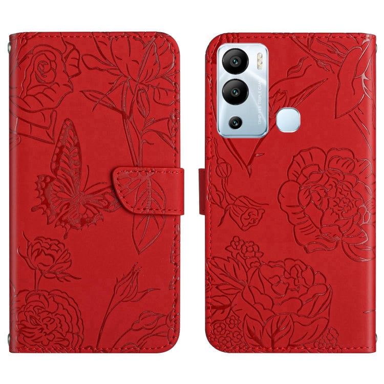 HT03 Skin Feel Butterfly Embossed Flip Leather Phone Case, For Infinix Hot 10, For Infinix Hot 10i/Smart 5 Pro, For Infinix Hot 10s/10T, For Infinix Hot 11, For Infinix Hot 11s, For Infinix Hot 12, For Infinix Hot 12 Play, For Infinix Hot 12i          ...