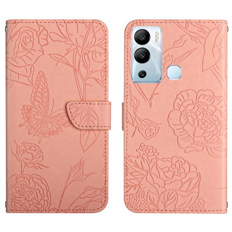 HT03 Skin Feel Butterfly Embossed Flip Leather Phone Case, For Infinix Hot 10, For Infinix Hot 10i/Smart 5 Pro, For Infinix Hot 10s/10T, For Infinix Hot 11, For Infinix Hot 11s, For Infinix Hot 12, For Infinix Hot 12 Play, For Infinix Hot 12i          ...
