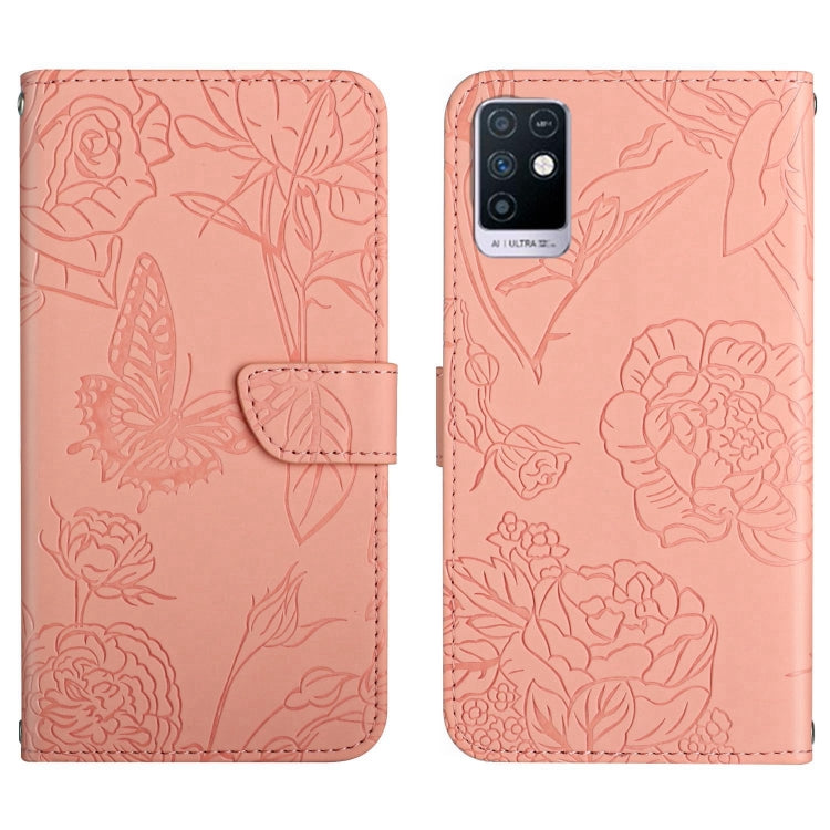 HT03 Skin Feel Butterfly Embossed Flip Leather Phone Case, For Infinix Hot 10, For Infinix Hot 10i/Smart 5 Pro, For Infinix Hot 10s/10T, For Infinix Hot 11, For Infinix Hot 11s, For Infinix Hot 12, For Infinix Hot 12 Play, For Infinix Hot 12i          ...