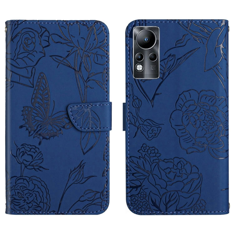 HT03 Skin Feel Butterfly Embossed Flip Leather Phone Case, For Infinix Note 10 Pro, For Infinix Note 11, For Infinix Note 11 Pro, For Infinix Note 12 G96, For Infinix Hot 11s NFC, For Infinix Smart 6