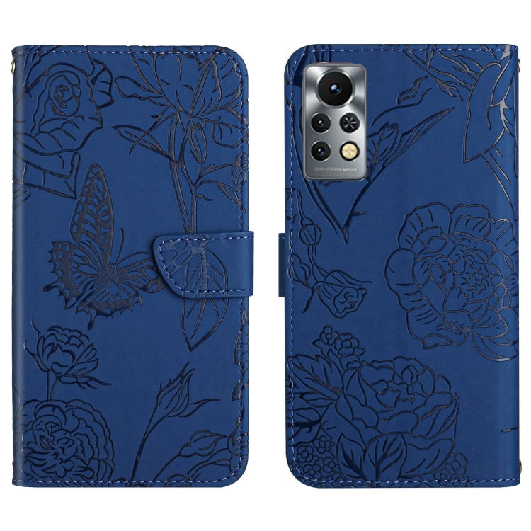 HT03 Skin Feel Butterfly Embossed Flip Leather Phone Case, For Infinix Note 10 Pro, For Infinix Note 11, For Infinix Note 11 Pro, For Infinix Note 12 G96, For Infinix Hot 11s NFC, For Infinix Smart 6
