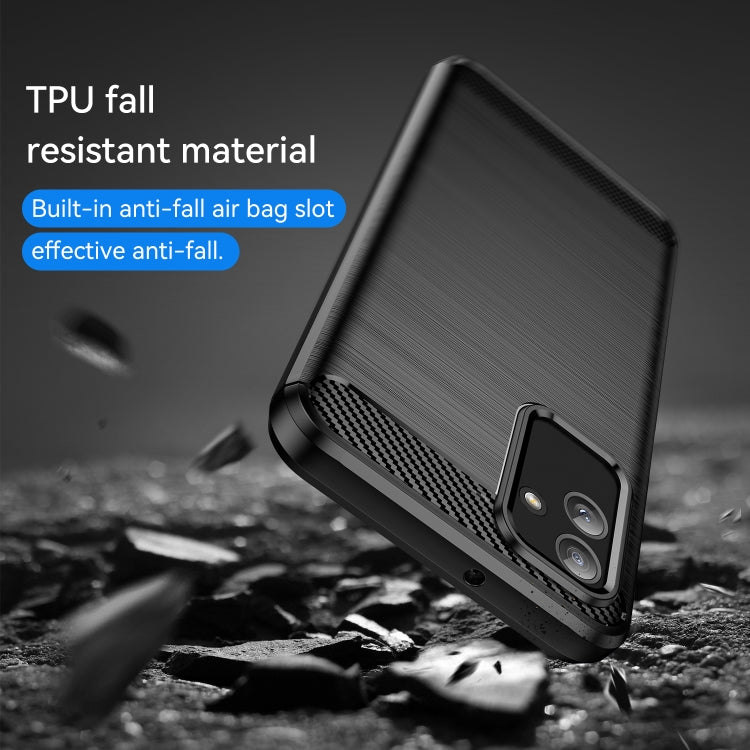 Brushed Texture Carbon Fiber TPU Phone Case, For Samsung Galaxy M13 5G, For Motorola Moto G Stylus 5G 2022