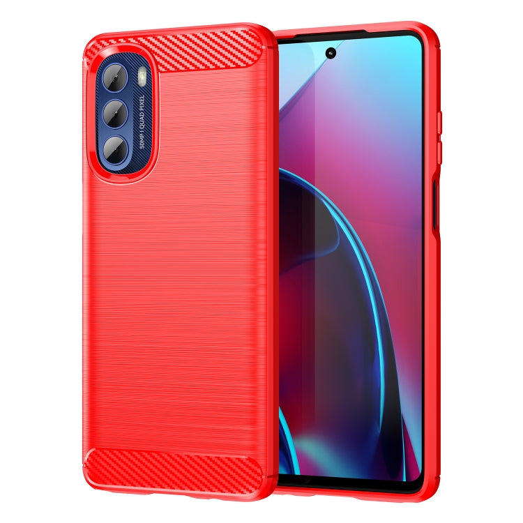 Brushed Texture Carbon Fiber TPU Phone Case, For Samsung Galaxy M13 5G, For Motorola Moto G Stylus 5G 2022