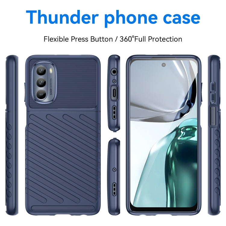 Thunderbolt Shockproof TPU Protective Soft Phone Case, For Motorola Moto G62 5G India