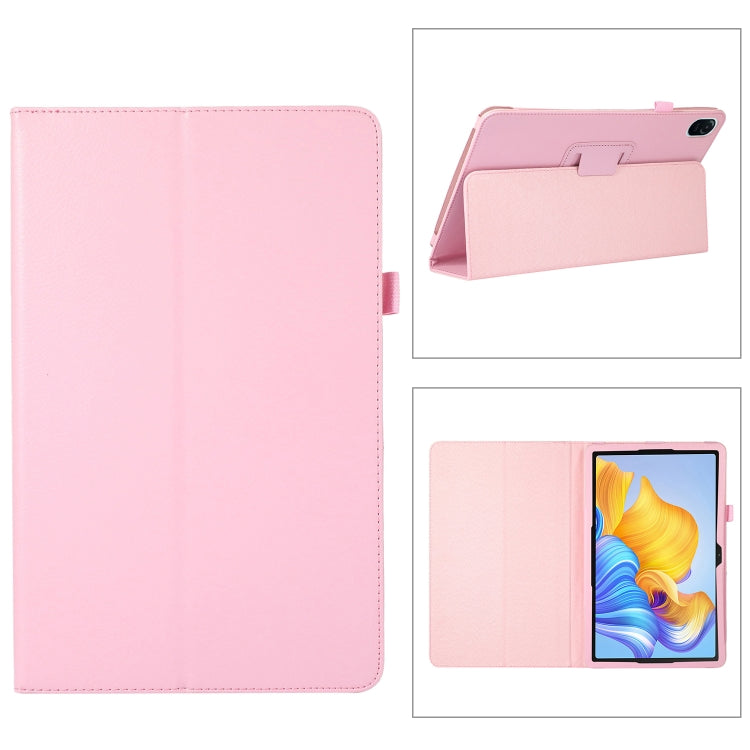 Litchi Texture Leather Tablet Case with Holder, For Honor Pad 8