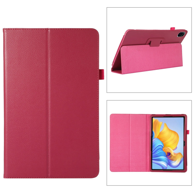 Litchi Texture Leather Tablet Case with Holder, For Honor Pad 8
