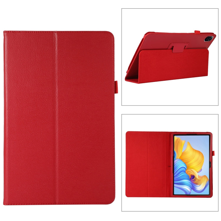 Litchi Texture Leather Tablet Case with Holder, For Honor Pad 8