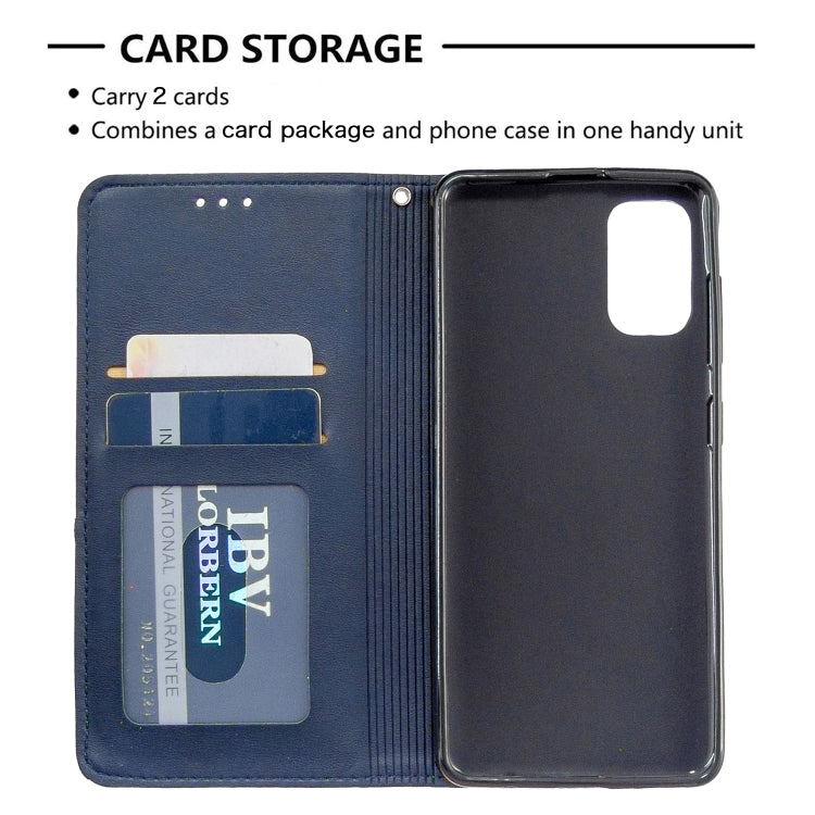 Rhombus Texture Horizontal Flip Magnetic Leather Case with Holder & Card Slots & Wallet, For Samsung Galaxy A41, For Samsung Galaxy A70e, For Galaxy A41, For Galaxy A70e