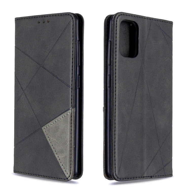 Rhombus Texture Horizontal Flip Magnetic Leather Case with Holder & Card Slots & Wallet, For Samsung Galaxy A41, For Samsung Galaxy A70e, For Galaxy A41, For Galaxy A70e
