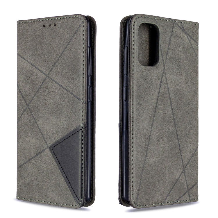 Rhombus Texture Horizontal Flip Magnetic Leather Case with Holder & Card Slots & Wallet, For Samsung Galaxy A41, For Samsung Galaxy A70e, For Galaxy A41, For Galaxy A70e