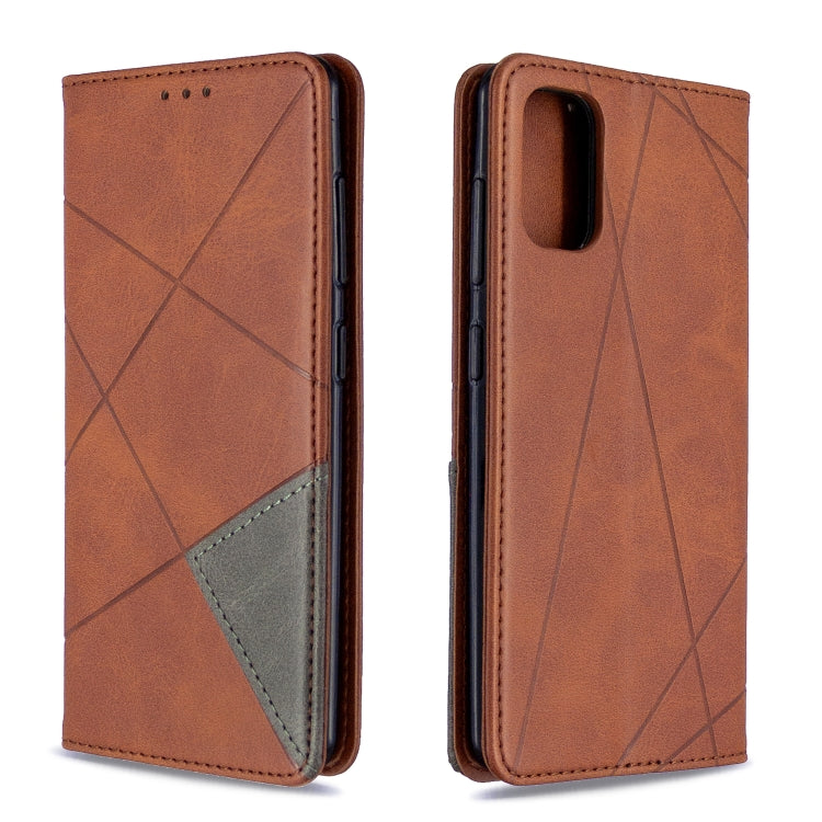 Rhombus Texture Horizontal Flip Magnetic Leather Case with Holder & Card Slots & Wallet, For Samsung Galaxy A41, For Samsung Galaxy A70e, For Galaxy A41, For Galaxy A70e