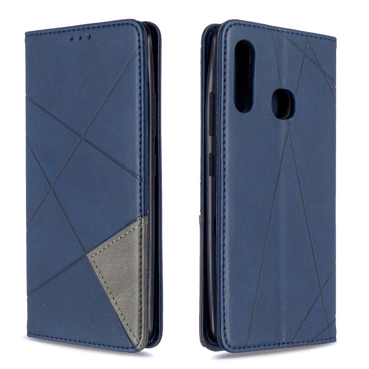 Rhombus Texture Horizontal Flip Magnetic Leather Case with Holder & Card Slots & Wallet, For Samsung Galaxy A41, For Samsung Galaxy A70e, For Galaxy A41, For Galaxy A70e