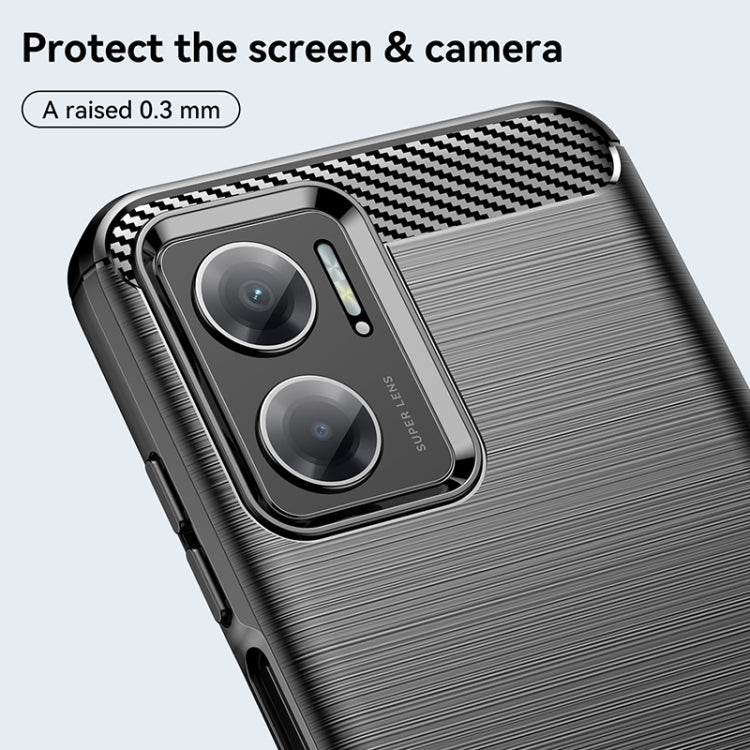 Brushed Texture Carbon Fiber TPU Case, For Xiaomi Redmi Note 11E, For Xiaomi Redmi Note11T Pro 5G, For Xiaomi Redmi Note11T Pro+ 5G