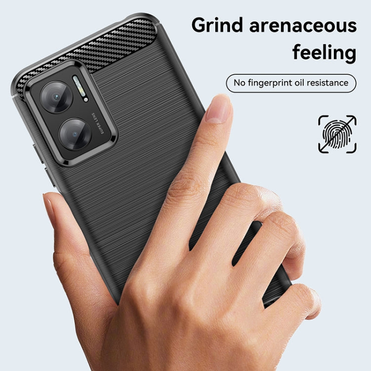 Brushed Texture Carbon Fiber TPU Case, For Xiaomi Redmi Note 11E, For Xiaomi Redmi Note11T Pro 5G, For Xiaomi Redmi Note11T Pro+ 5G