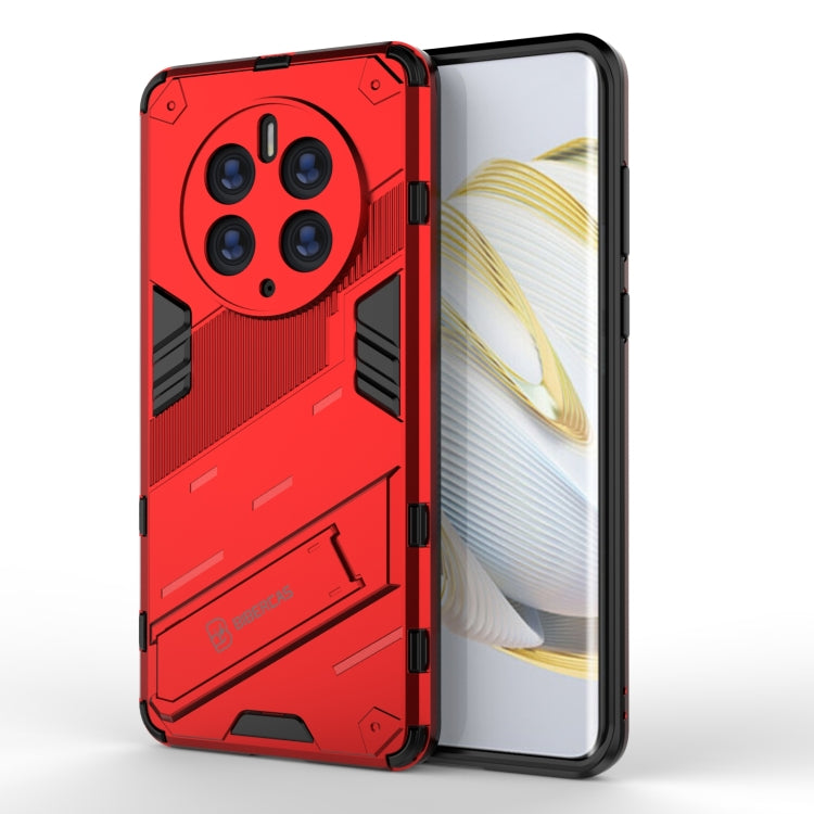 Punk Armor 2 in 1 PC + TPU Shockproof Phone Case with Invisible Holder, For Huawei Mate 50 Pro, For Huawei Mate 50, For Huawei Nova Y90/Enjoy 50 Pro