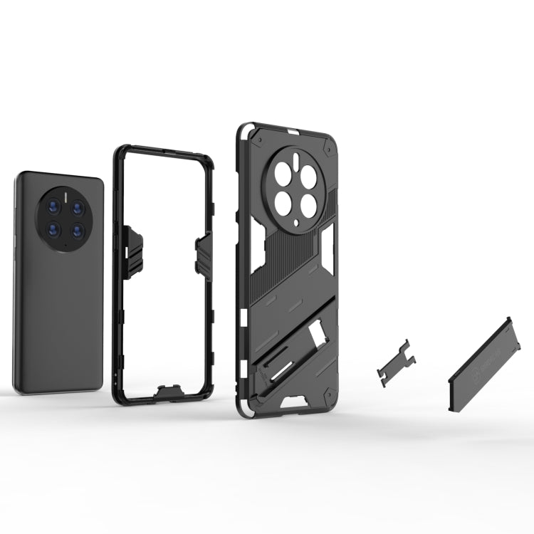 Punk Armor 2 in 1 PC + TPU Shockproof Phone Case with Invisible Holder, For Huawei Mate 50 Pro, For Huawei Mate 50, For Huawei Nova Y90/Enjoy 50 Pro