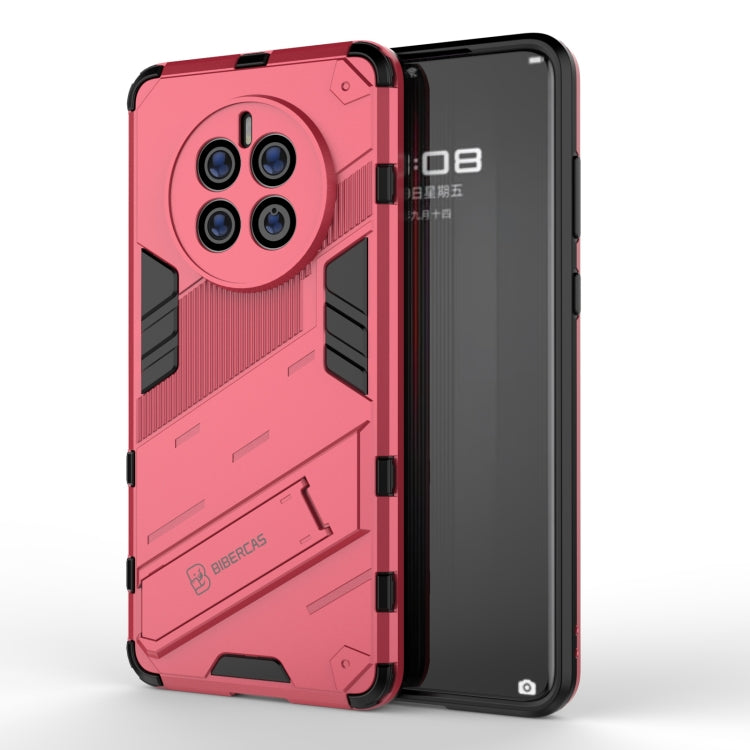 Punk Armor 2 in 1 PC + TPU Shockproof Phone Case with Invisible Holder, For Huawei Mate 50 Pro, For Huawei Mate 50, For Huawei Nova Y90/Enjoy 50 Pro