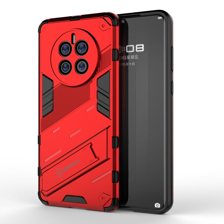 Punk Armor 2 in 1 PC + TPU Shockproof Phone Case with Invisible Holder, For Huawei Mate 50 Pro, For Huawei Mate 50, For Huawei Nova Y90/Enjoy 50 Pro