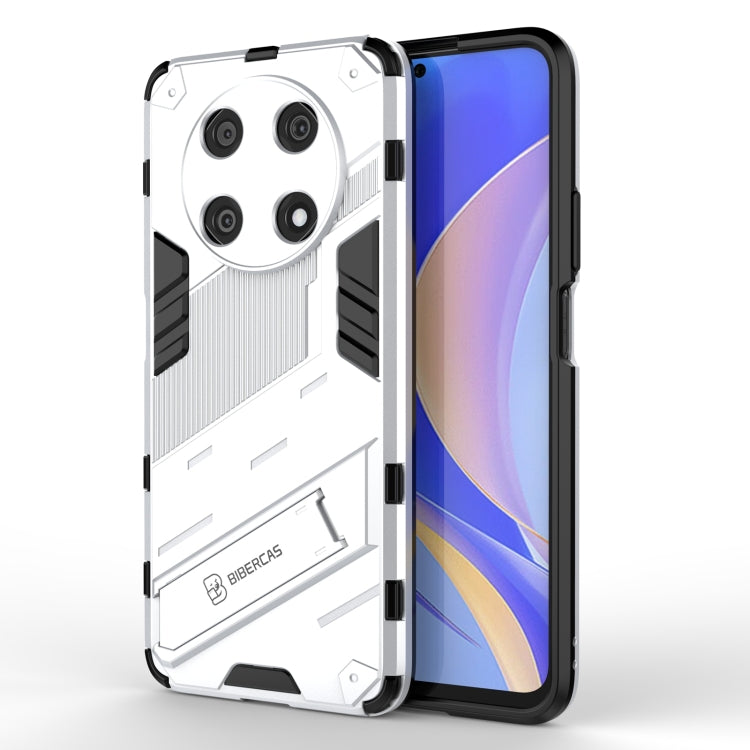 Punk Armor 2 in 1 PC + TPU Shockproof Phone Case with Invisible Holder, For Huawei Mate 50 Pro, For Huawei Mate 50, For Huawei Nova Y90/Enjoy 50 Pro