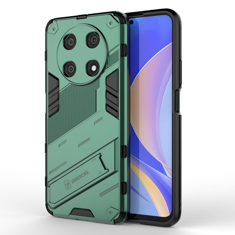 Punk Armor 2 in 1 PC + TPU Shockproof Phone Case with Invisible Holder, For Huawei Mate 50 Pro, For Huawei Mate 50, For Huawei Nova Y90/Enjoy 50 Pro