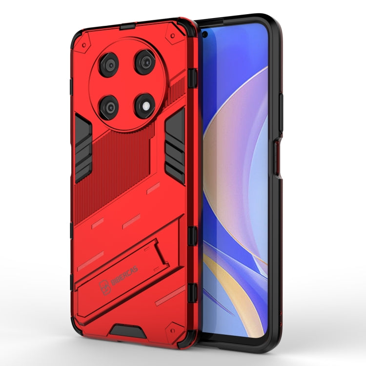 Punk Armor 2 in 1 PC + TPU Shockproof Phone Case with Invisible Holder, For Huawei Mate 50 Pro, For Huawei Mate 50, For Huawei Nova Y90/Enjoy 50 Pro