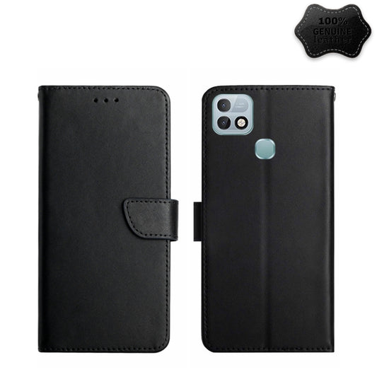 Genuine Leather Fingerprint-proof Horizontal Flip Phone Case, For Infinix Hot 10i/Smart 5 Pro, For Infinix Hot 11, For Infinix Hot 12i, For Infinix Hot 11s NFC, For Infinix Note 11, For Infinix Note 12 G96, For Infinix Smart 6
