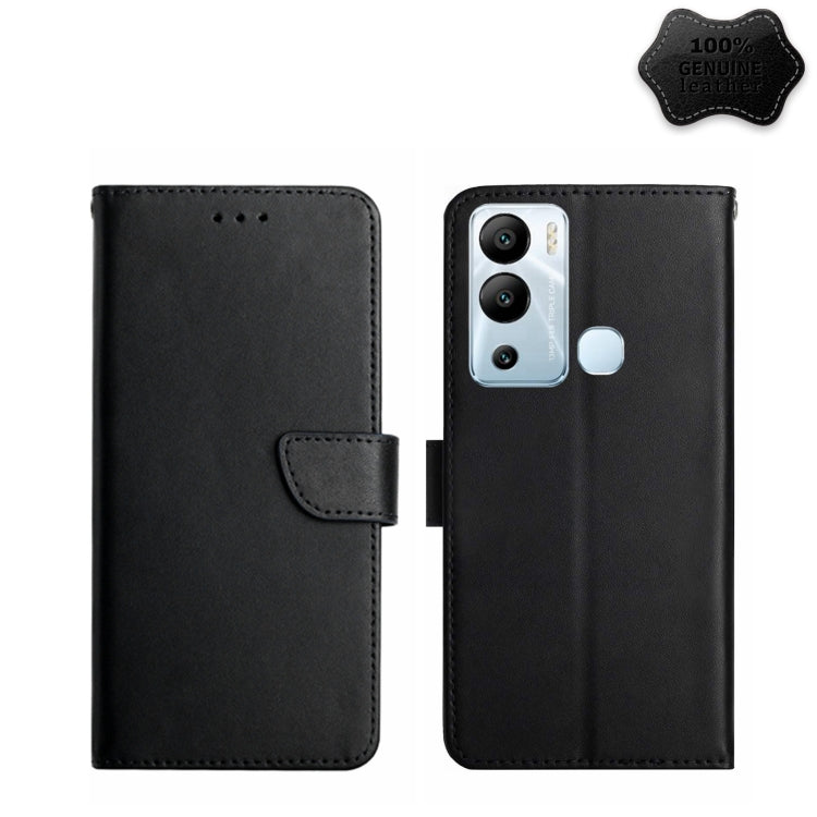 Genuine Leather Fingerprint-proof Horizontal Flip Phone Case, For Infinix Hot 10i/Smart 5 Pro, For Infinix Hot 11, For Infinix Hot 12i, For Infinix Hot 11s NFC, For Infinix Note 11, For Infinix Note 12 G96, For Infinix Smart 6