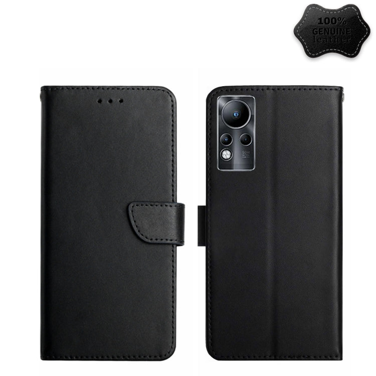 Genuine Leather Fingerprint-proof Horizontal Flip Phone Case, For Infinix Hot 10i/Smart 5 Pro, For Infinix Hot 11, For Infinix Hot 12i, For Infinix Hot 11s NFC, For Infinix Note 11, For Infinix Note 12 G96, For Infinix Smart 6