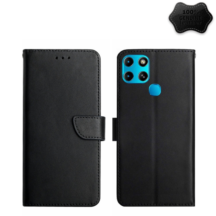 Genuine Leather Fingerprint-proof Horizontal Flip Phone Case, For Infinix Hot 10i/Smart 5 Pro, For Infinix Hot 11, For Infinix Hot 12i, For Infinix Hot 11s NFC, For Infinix Note 11, For Infinix Note 12 G96, For Infinix Smart 6