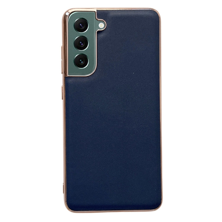 Genuine Leather Xiaoya Series Nano Electroplating Phone Case, For Samsung Galaxy S21 5G, For Samsung Galaxy S21 FE 5G, For Samsung Galaxy S21+ 5G, For Samsung Galaxy S22 5G, For Samsung Galaxy S22+ 5G