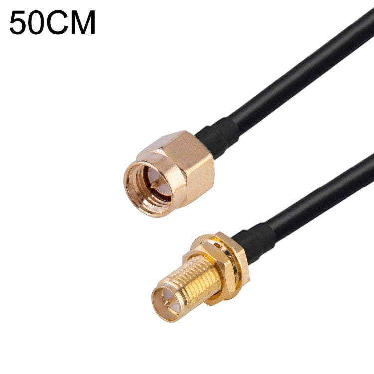 RG174 RF Coaxial Adapter Cable, Length: 50cm, 50cm RP-SMA Male to RP-SMA Female, 50cm RP-SMA Male to RP-SMA Male, 50cm RP-SMA Male to SMA Female, 50cm RP-SMA Male to SMA Male, 50cm SMA Male to SMA Female, 50cm SMA Male to RP-SMA Female                 ...