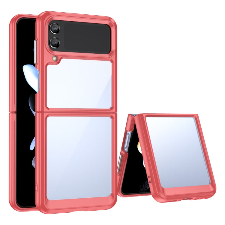 Colorful Series Acrylic + TPU Phone Case, For Samsung Galaxy Z Flip3 5G