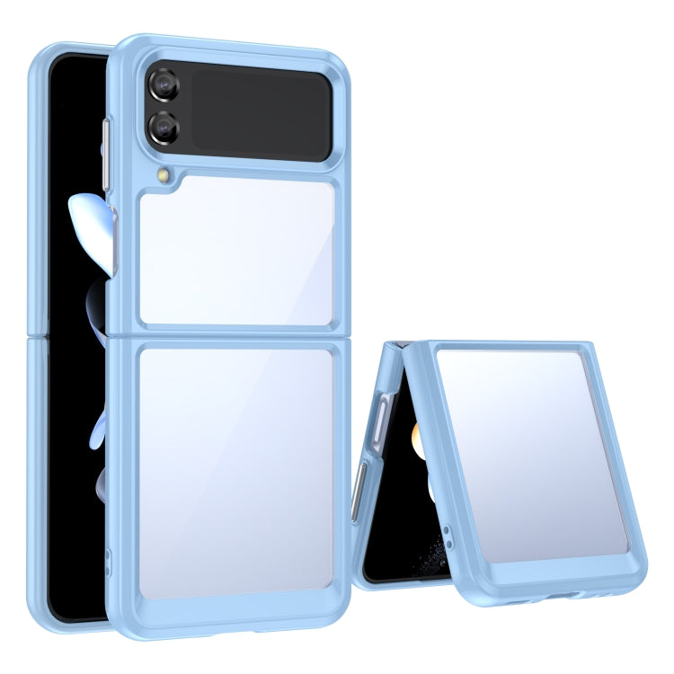Colorful Series Acrylic + TPU Phone Case, For Samsung Galaxy Z Flip3 5G