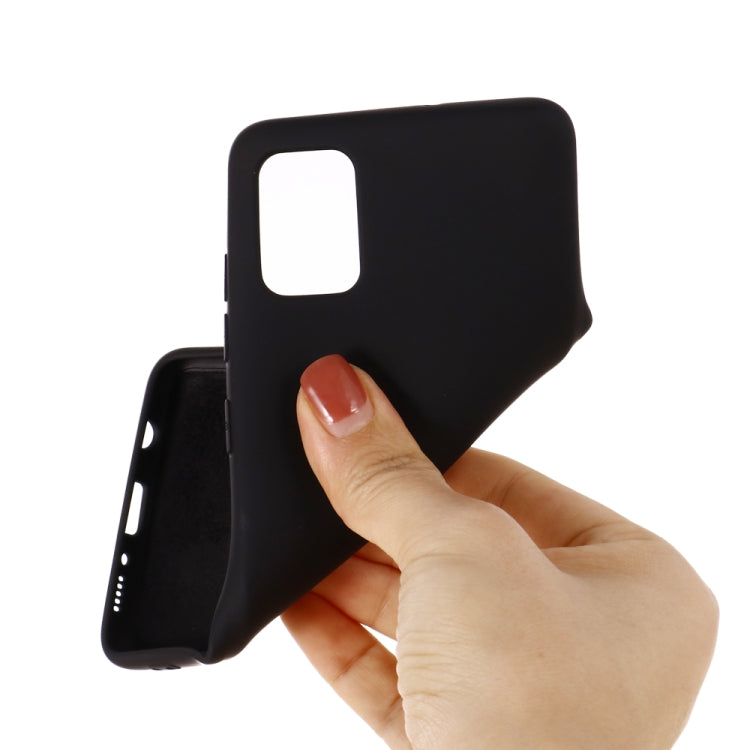 Solid Color Liquid Silicone Anti-fall Full Coverage Mobile Phone Protective Case, For Galaxy A41