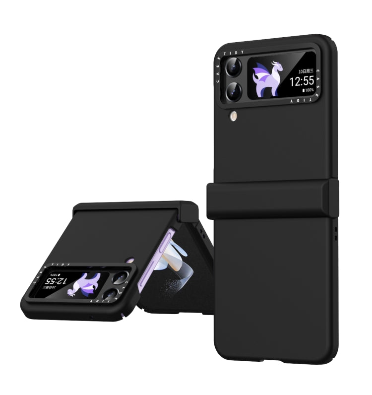 Skin Feel Macaron Three-piece Set Phone Case, For Samsung Galaxy Z Flip4