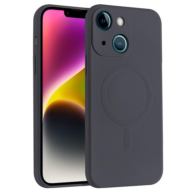 Liquid Silicone Full Coverage Magsafe Phone Case, For iPhone 14, For iPhone 14 Plus, For iPhone 14 Pro, For iPhone 14 Pro Max