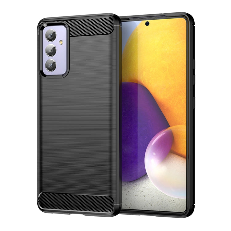 Brushed Texture Carbon Fiber TPU Phone Case, For Samsung Galaxy Quantum 2, For Samsung Galaxy A82, For Samsung Galaxy A22, For Samsung Galaxy F22, For Samsung Galaxy M22 / M32, For Samsung Galaxy A13 4G, For Samsung Galaxy S22+                         ...