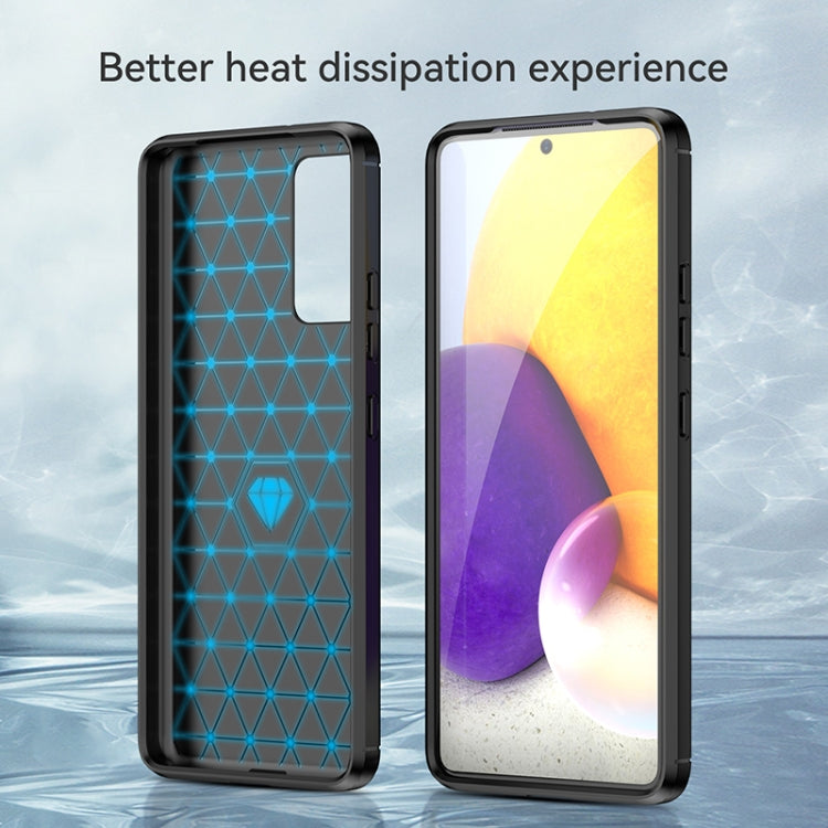 Brushed Texture Carbon Fiber TPU Phone Case, For Samsung Galaxy Quantum 2, For Samsung Galaxy A82, For Samsung Galaxy A22, For Samsung Galaxy F22, For Samsung Galaxy M22 / M32, For Samsung Galaxy A13 4G, For Samsung Galaxy S22+                         ...
