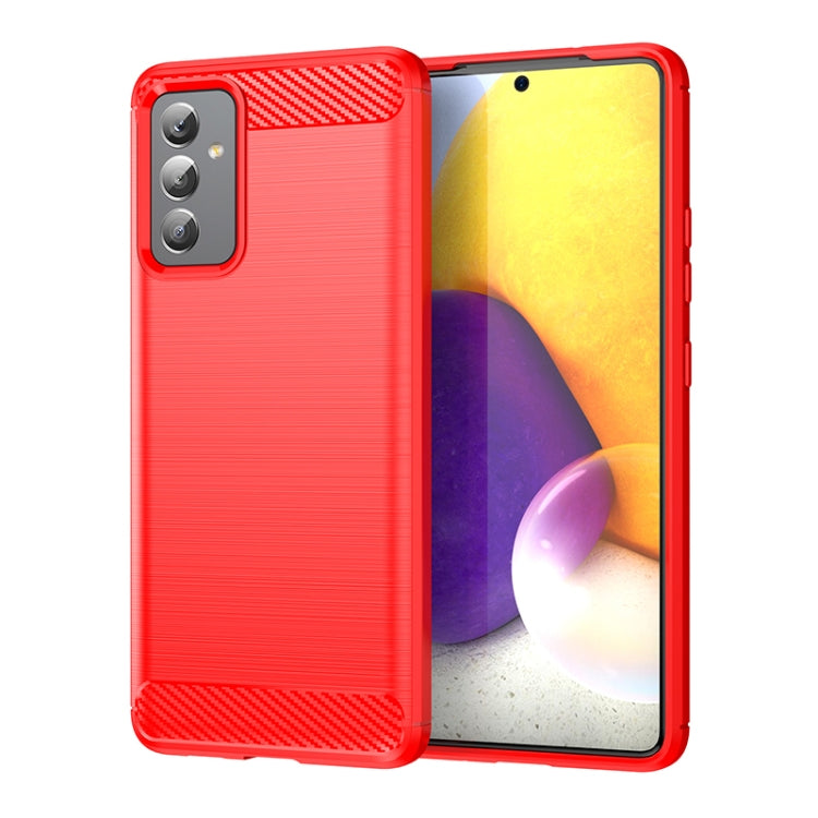 Brushed Texture Carbon Fiber TPU Phone Case, For Samsung Galaxy Quantum 2, For Samsung Galaxy A82, For Samsung Galaxy A22, For Samsung Galaxy F22, For Samsung Galaxy M22 / M32, For Samsung Galaxy A13 4G, For Samsung Galaxy S22+                         ...